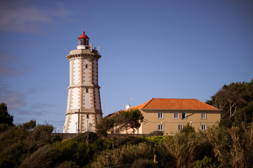 Guia Lighthouse in Cascais. Portugal
