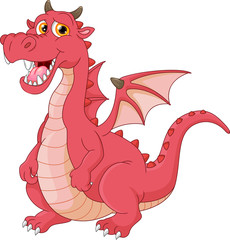 funny dragon cartoon 