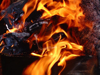 Fototapeta premium Bright flames