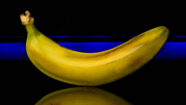 Fresh bananas organic, fruit, table, diet, yellow