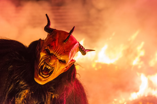 The Krampus mask