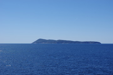 Bisevo island in the Adriatic sea