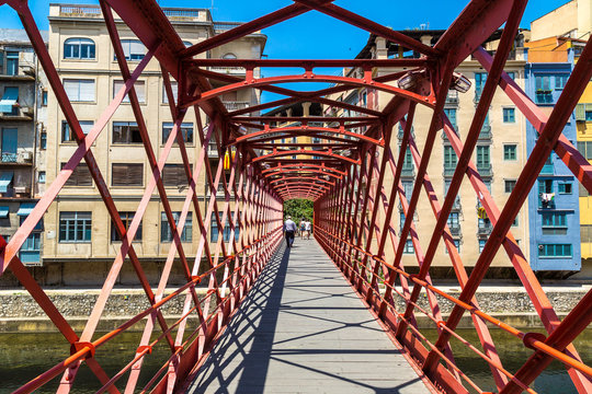 Eiffel Bridge In Girona