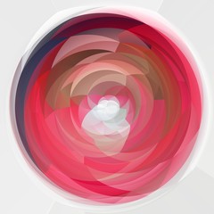 abstract modern art swirl background - red, pink, blue and gray colored