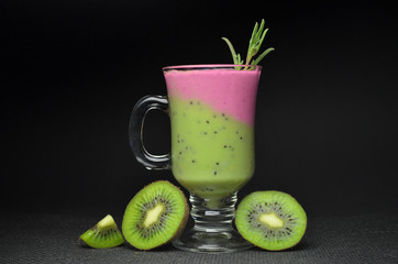 Fresh milkshake fruit detox diet