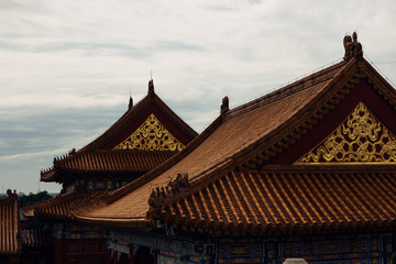 Obraz premium Rooftops in the Forbidden City