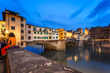 Fototapeta premium Ponte Vecchio Florence Italy