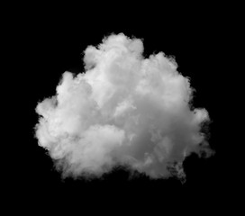 white clouds on black background