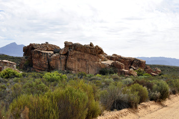 Fototapeta na wymiar Rock Formations of the Cedarberg, Western Cape, South Africa