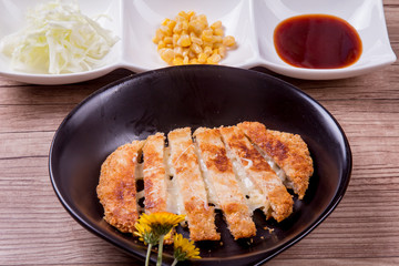 Cheese pork cutlet - Korean food
