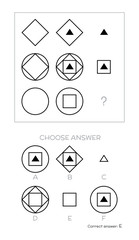 IQ test. Choose answer