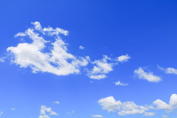Naklejka na ściany i meble blue sky background with cloud in nature beautiful