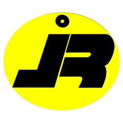 JR letter vector logo (sign, symbol, icon, design element)