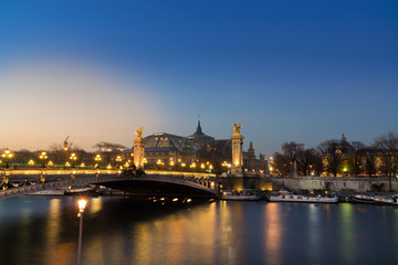 Obraz na płótnie Canvas Bridge of the Alexandre III, Paris