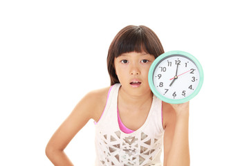 疲れた女の子
