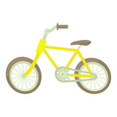 Bicycle icon. Cartoon illustration of bicycle vector icon for web