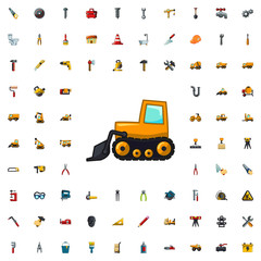 tractor icon illustration