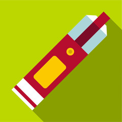 Big flashlight icon. Flat illustration of big flashlight vector icon for web