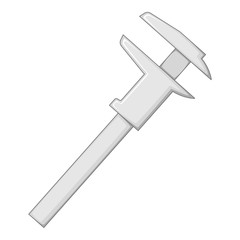 Caliper icon. Cartoon illustration of caliper vector icon for web design