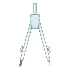 Compass icon. Cartoon illustration of compass vector icon for web design