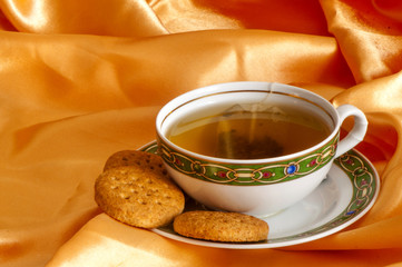 a  ginger and orange tea