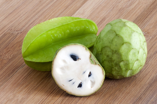  cherimoia and carambola