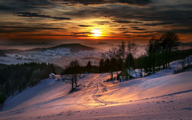 czech mountains panorama