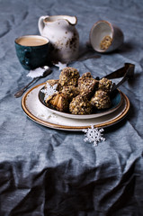 Homemade triangular candy