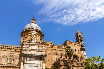 Fototapeta premium Palermo Cathedral in Sicily, southern Italy
