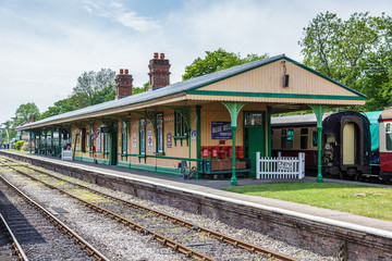 Fototapeta na wymiar Horsted Keynes Railway Station