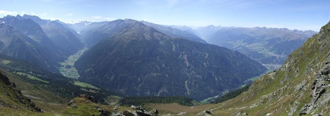 Wanderung in den Alpen