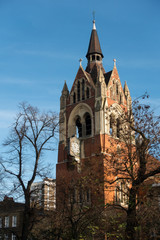 Fototapeta na wymiar View of the Union Chapel in islington London