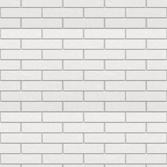 White brick seamless wall background