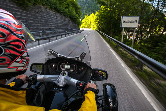 Chronicles of bikers or road adventure. Hello, Hallstatt!
