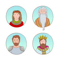 portraits of ancient people