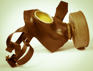 Vintage german civilian gas mask. WWII. - 131962643
