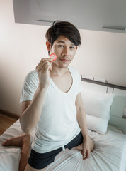 Asain Man Safe Sex