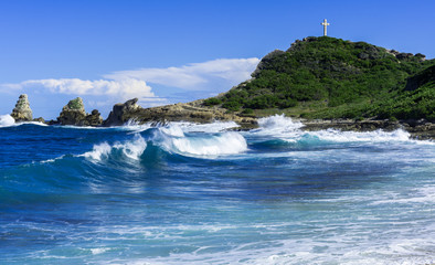 Pointe des Châteaux, Guadeloupe, Karibik, Frankreich