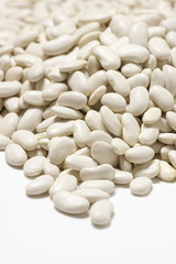 Pile of white beans