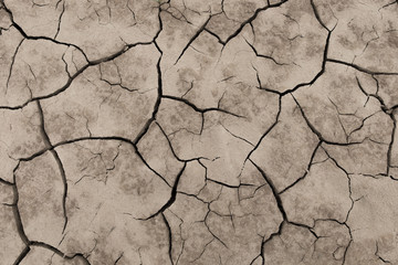 background art of clay  cracked