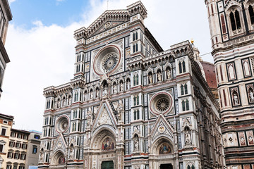 Fototapeta premium Duomo Cathedral Santa Maria del Fiore after rain