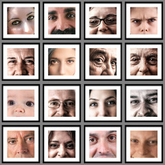 sguardi collage