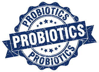 probiotics stamp. sign. seal