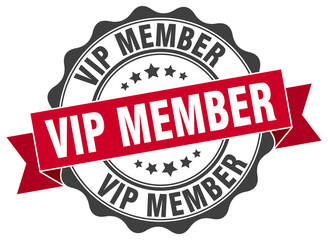 Obraz premium vip member stamp. sign. seal