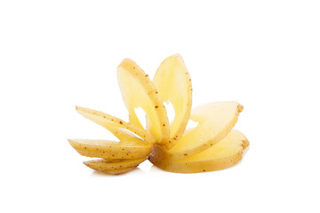 Potato isolated on white background.