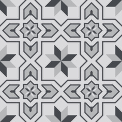 Seamless vintage retro ceramic tile pattern. for wallpaper, web page background, surface textures.