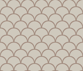 Vector seamless background with fish scales. Natural abstract pattern.