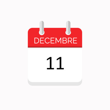 icone rouge &agrave; spirale calendrier