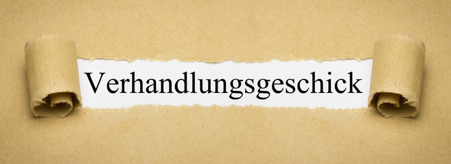 Verhandlungsgeschick
