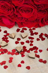 Valentine gift red roses